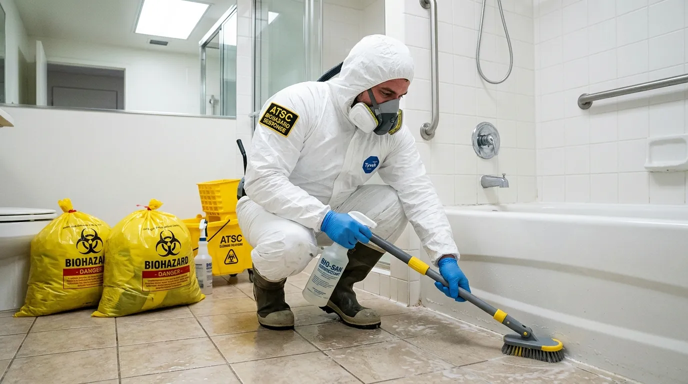 Decontamination equipment deployed for Blood Cleanup in Dalton